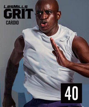 Les Mills GRIT CARDIO 40 CD, DVD, Notes Hiit Training