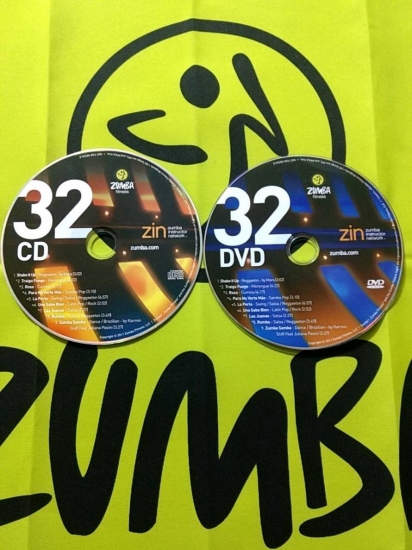 South American dance courses ZUMBA 32 HD DVD+CD - Click Image to Close