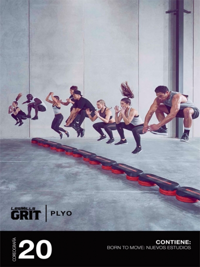 Les Mills GRIT Plyo 20 CD, DVD Notes Hiit Training - Click Image to Close