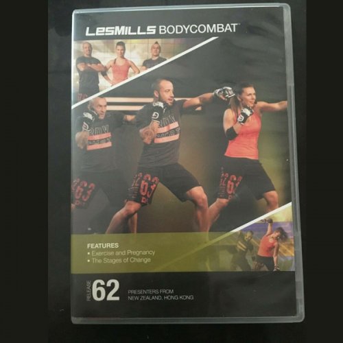 Les Mills BODYCOMBAT 62 Releases CD DVD Instructor Notes