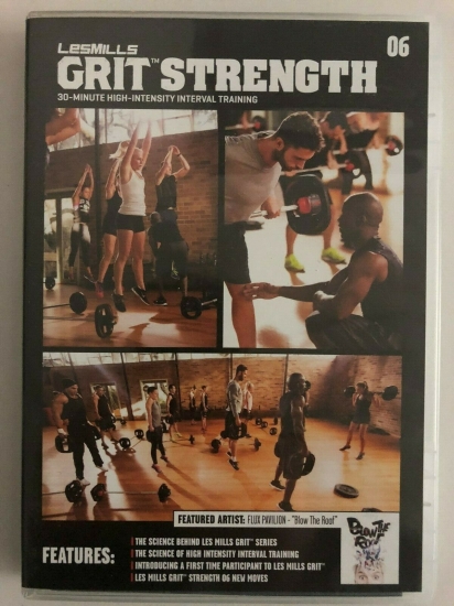 Les Mills GRIT STRENGTH 06 CD, DVD, Notes hiit training - Click Image to Close