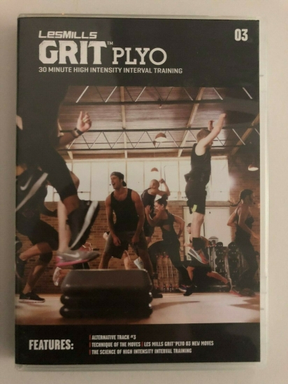 Les Mills GRIT Plyo 03 CD, DVD Notes Hiit Training - Click Image to Close