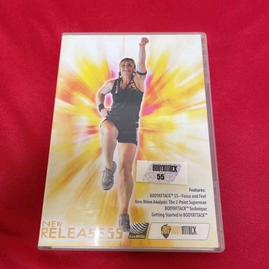 Les Mills BODY ATTACK 55 Releases DVD CD Instructor Notes - Click Image to Close