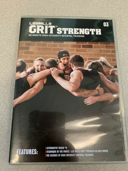 Les Mills GRIT STRENGTH 03 CD, DVD, Notes hiit training - Click Image to Close