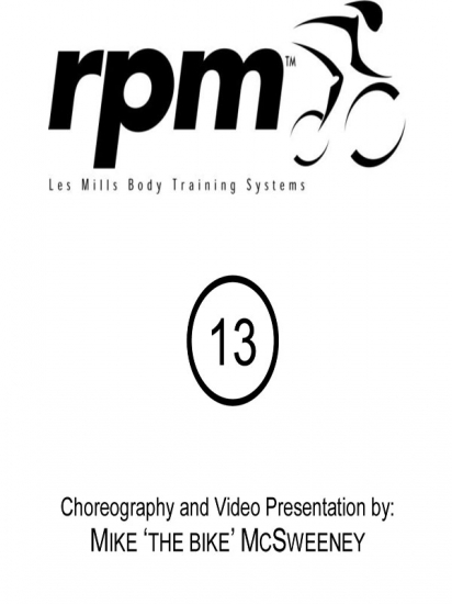 Les Mills RPM 13 Releases DVD CD Instructor Notes - Click Image to Close