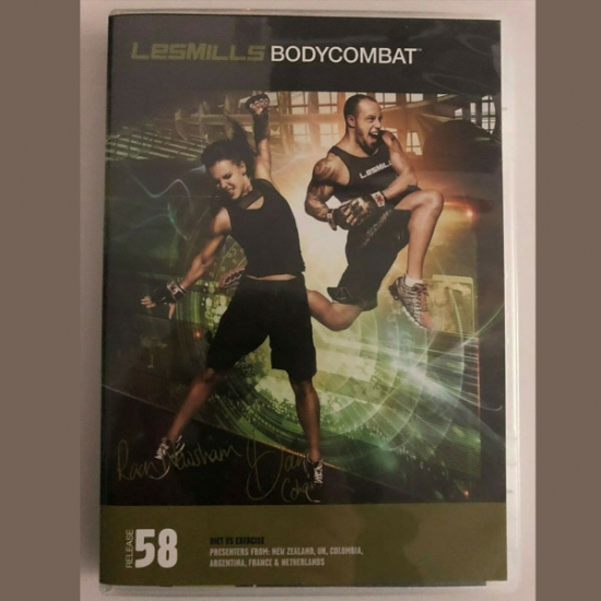 Les Mills BODYCOMBAT 58 Releases CD DVD Instructor Notes - Click Image to Close