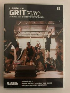 Les Mills GRIT Plyo 03 CD, DVD Notes Hiit Training