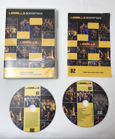 Les Mills BODY ATTACK 82 Releases DVD CD Instructor Notes - Click Image to Close