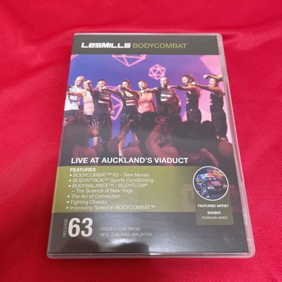 Les Mills BODYCOMBAT 63 Releases CD DVD Instructor Notes - Click Image to Close