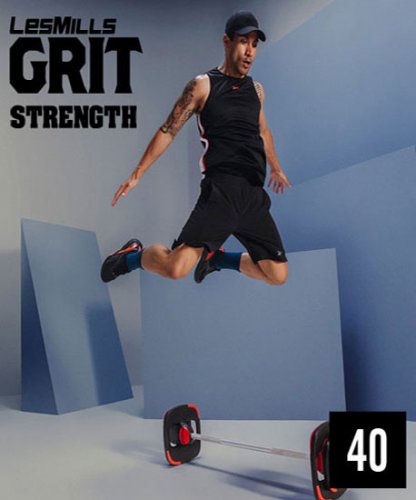 Les Mills GRIT STRENGTH 40 CD, DVD, Notes hiit training