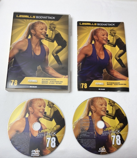 Les Mills BODY ATTACK 78 Releases DVD CD Instructor Notes - Click Image to Close