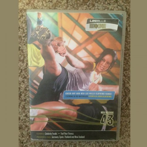 Les Mills BODYCOMBAT 43 Releases CD DVD Instructor Notes