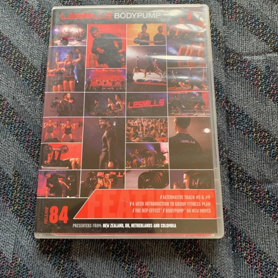 Les Mills Body Pump Releases 84 CD DVD Instructor Notes - Click Image to Close