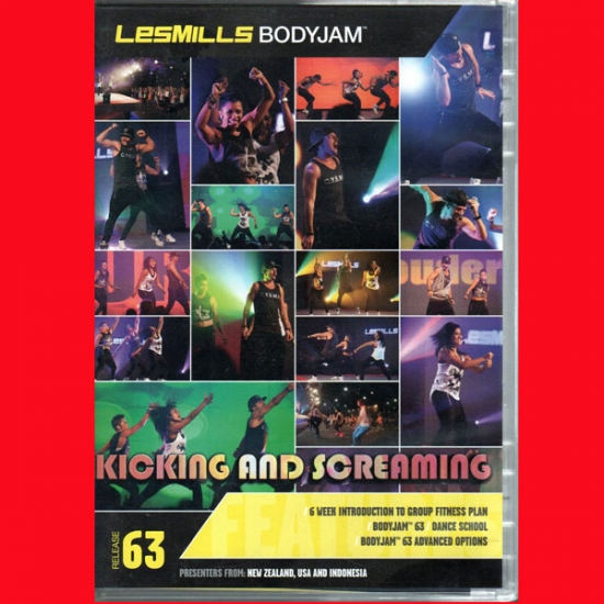 Les Mills Body JAM Releases 63 CD DVD Instructor Notes - Click Image to Close