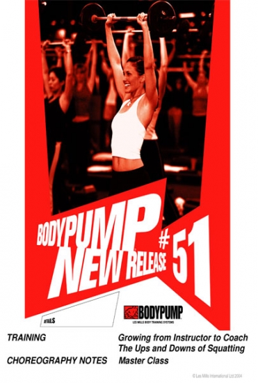 Les Mills Body Pump Releases 51 CD DVD Instructor Notes - Click Image to Close