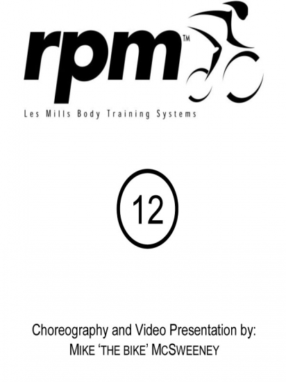 Les Mills RPM 12 Releases DVD CD Instructor Notes - Click Image to Close