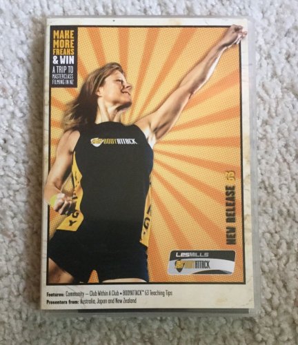 Les Mills BODY ATTACK 63 Releases DVD CD Instructor Notes